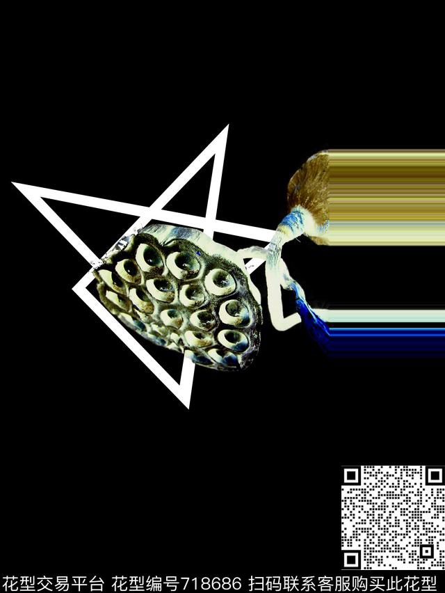 夹克外套潮流男装男装T桖胸花数码印花华亿平台下载（图片编号: 718686） - 瓦栏（Walan）