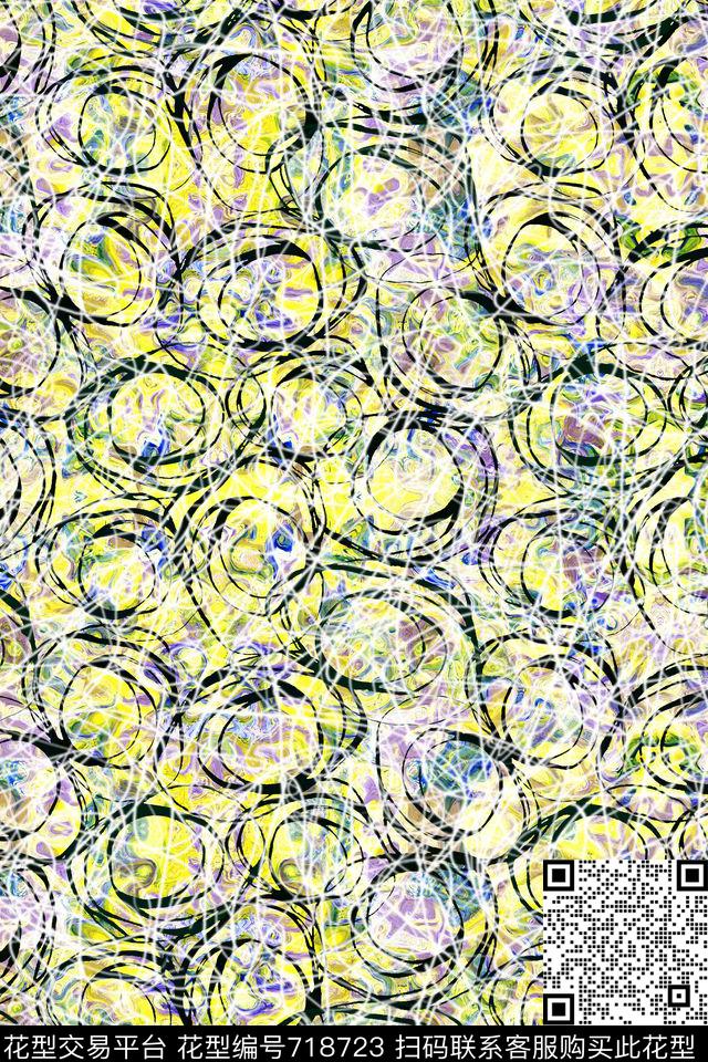 抽象纹理肌理纹理涂鸦数码印花华亿平台下载（图片编号: 718723） - 瓦栏（Walan）