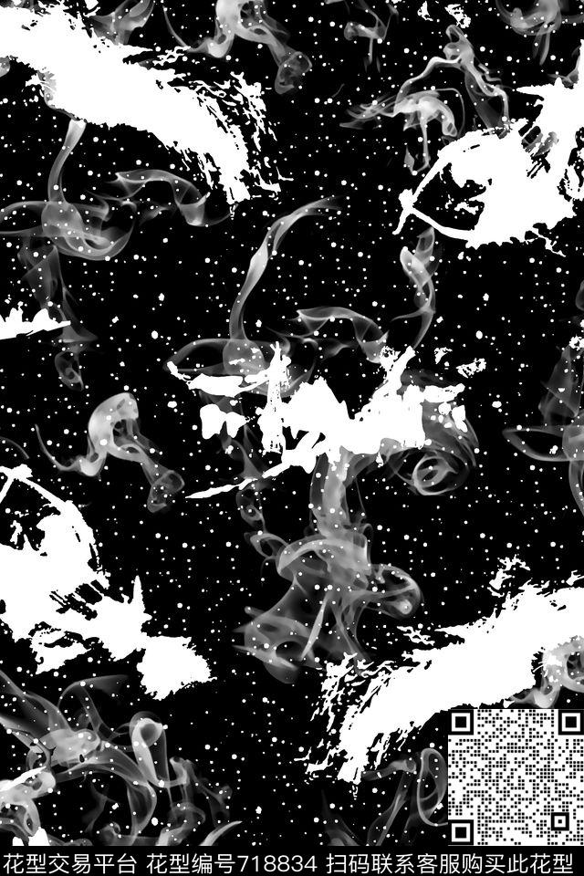 烟雾纹理男装羽绒服华亿平台抽象手绘T恤印花卫衣加克华亿平台衬衫裤子华亿平台外套华亿平台羽绒服华亿平台时尚潮流潮牌大牌复古英文字欧美高清数码立体数码印花华亿平台下载（图片编号: 718834） - 瓦栏（Walan）