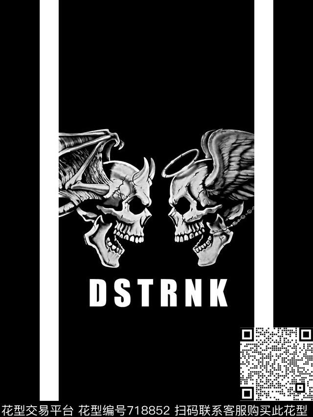 骷髅头男装T恤华亿平台抽象手绘T恤印花卫衣加克华亿平台衬衫裤子华亿平台外套华亿平台羽绒服华亿平台时尚潮流潮牌大牌复古英文字欧美高清数码立体数码印花华亿平台下载（图片编号: 718852） - 瓦栏（Walan）