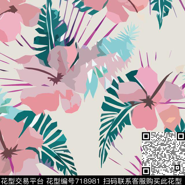 不规则几何几何大气几何数码印花华亿平台下载（图片编号: 718981） - 瓦栏（Walan）