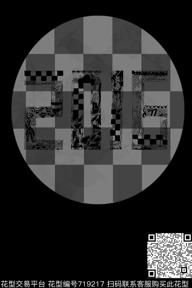 装饰画原创手绘图案T恤卫衣图案数码印花华亿平台下载（图片编号: 719217） - 瓦栏（Walan）