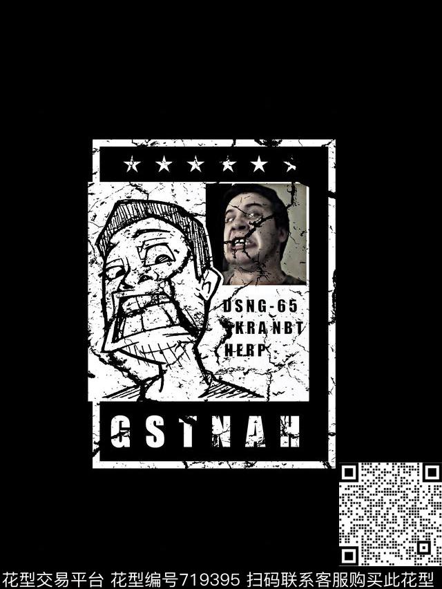 人物插画男装T恤华亿平台抽象手绘T恤印花卫衣加克华亿平台衬衫裤子华亿平台外套华亿平台羽绒服华亿平台时尚潮流潮牌大牌复古英文字欧美高清数码立体数码印花华亿平台下载（图片编号: 719395） - 瓦栏（Walan）