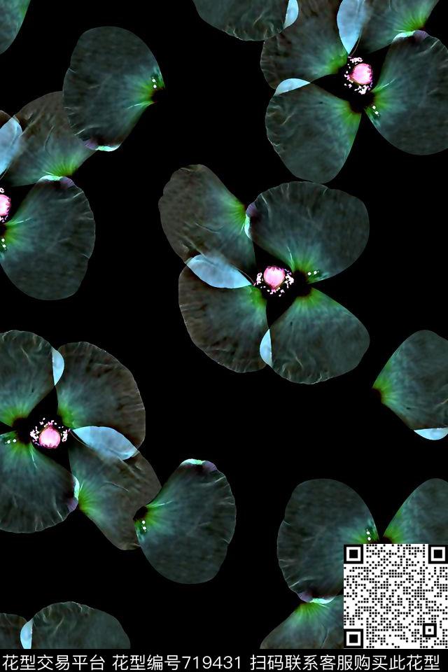 花卉男装夹克华亿平台女装华亿平台数码印花华亿平台下载（图片编号: 719431） - 瓦栏（Walan）