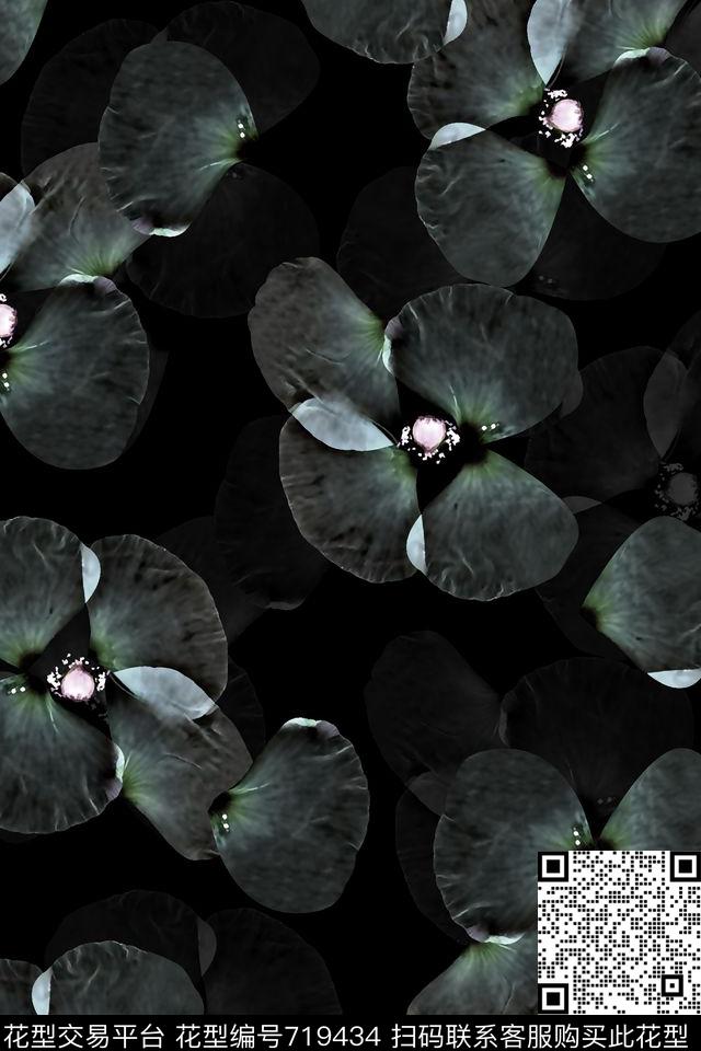 花卉男装夹克华亿平台女装华亿平台数码印花华亿平台下载（图片编号: 719434） - 瓦栏（Walan）