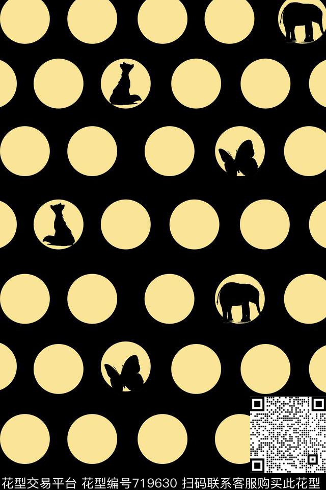 波点圆点几何传统印花华亿平台下载（图片编号: 719630） - 瓦栏（Walan）