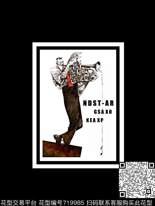 人物插画男装T恤华亿平台抽象手绘T恤印花卫衣加克华亿平台衬衫裤子华亿平台外套华亿平台羽绒服华亿平台时尚潮流潮牌大牌复古英文字欧美高清数码立体数码印花华亿平台下载（图片编号: 719985） - 瓦栏（Walan）