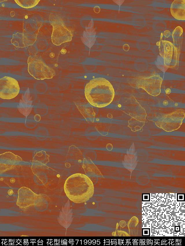 不规则几何抽象休闲传统印花华亿平台下载（图片编号: 719995） - 瓦栏（Walan）