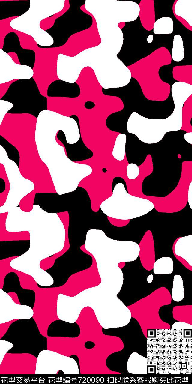 迷彩传统华亿平台色块传统印花华亿平台下载（图片编号: 720090） - 瓦栏（Walan）