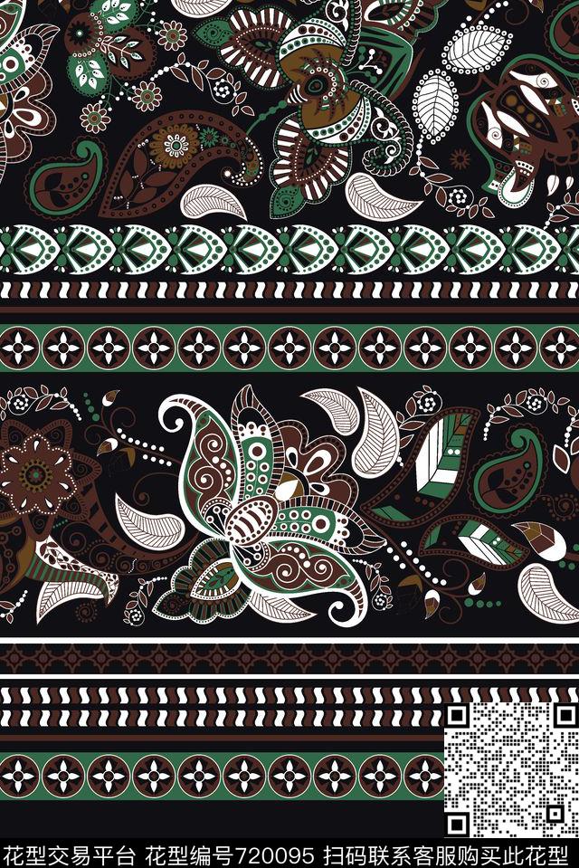 传统华亿平台色块圆圈传统印花华亿平台下载（图片编号: 720095） - 瓦栏（Walan）