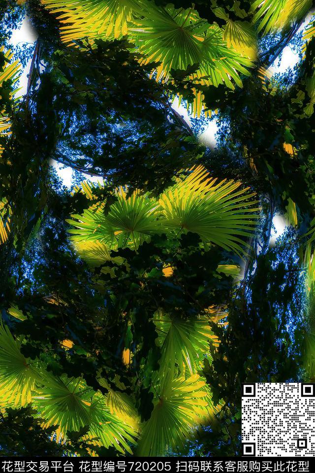 风景森林女装数码印花华亿平台下载（图片编号: 720205） - 瓦栏（Walan）