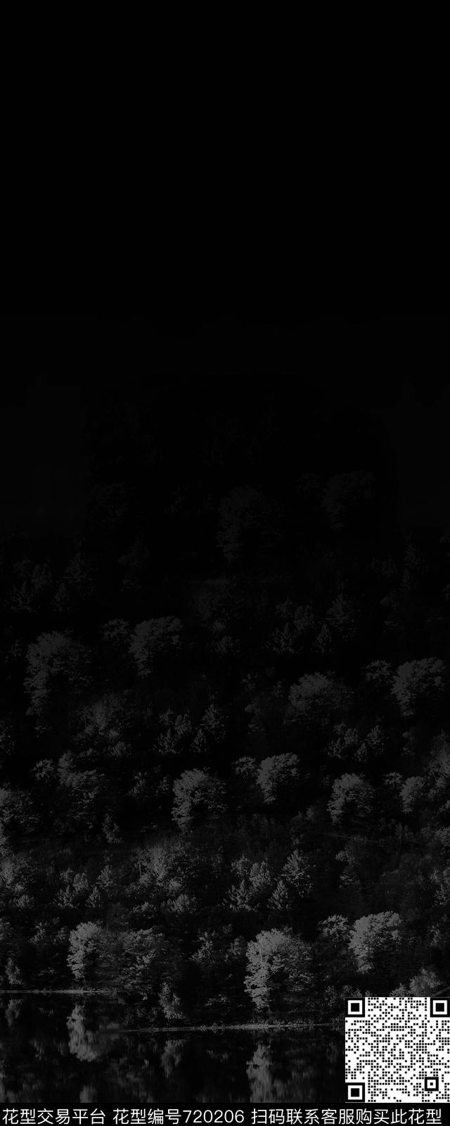 风景森林女装数码印花华亿平台下载（图片编号: 720206） - 瓦栏（Walan）