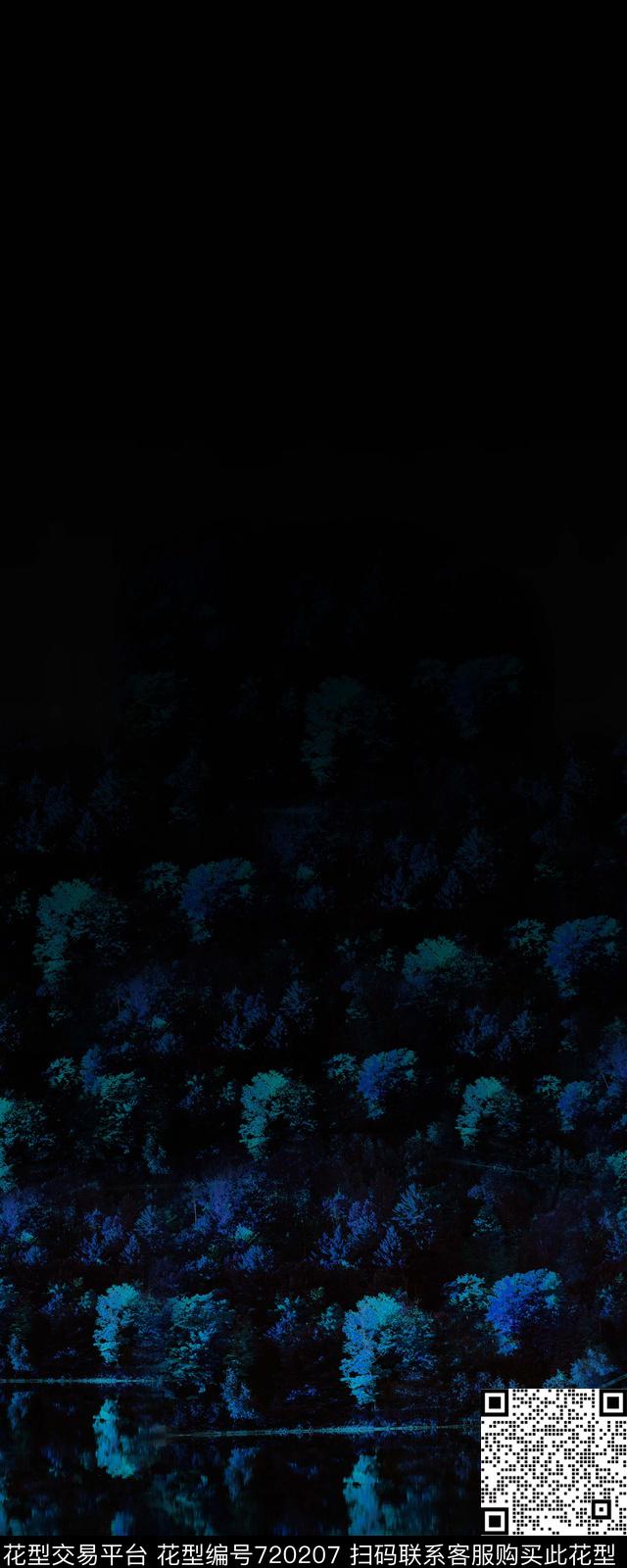 风景森林女装数码印花华亿平台下载（图片编号: 720207） - 瓦栏（Walan）