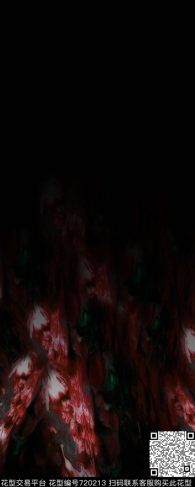 定位男装抽象数码印花华亿平台下载（图片编号: 720213） - 瓦栏（Walan）