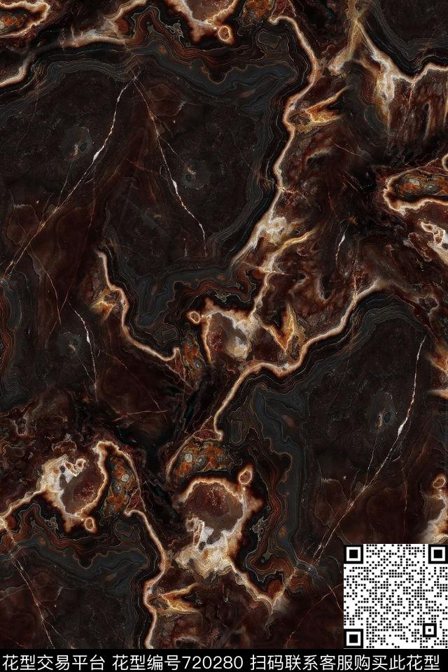 抽象男装大理石数码印花华亿平台下载（图片编号: 720280） - 瓦栏（Walan）