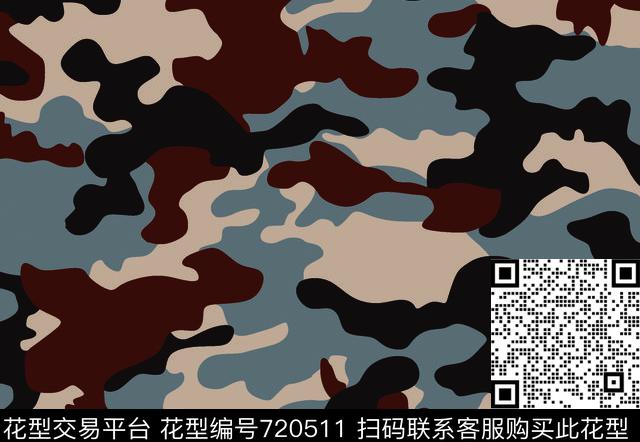 格子抽象花卉数码印花华亿平台下载（图片编号: 720511） - 瓦栏（Walan）