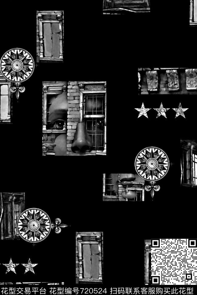 人物像男装夹克华亿平台抽象手绘T恤印花卫衣加克华亿平台衬衫裤子华亿平台外套华亿平台羽绒服华亿平台时尚潮流潮牌大牌复古英文字欧美高清数码立体数码印花华亿平台下载（图片编号: 720524） - 瓦栏（Walan）