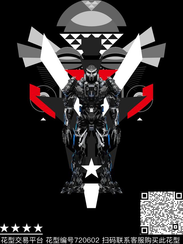 三角形几何未来数码印花华亿平台下载（图片编号: 720602） - 瓦栏（Walan）