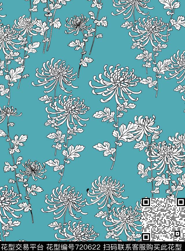 莫妮卡-女装华亿平台传统印花华亿平台下载（图片编号: 720622） - 瓦栏（Walan）