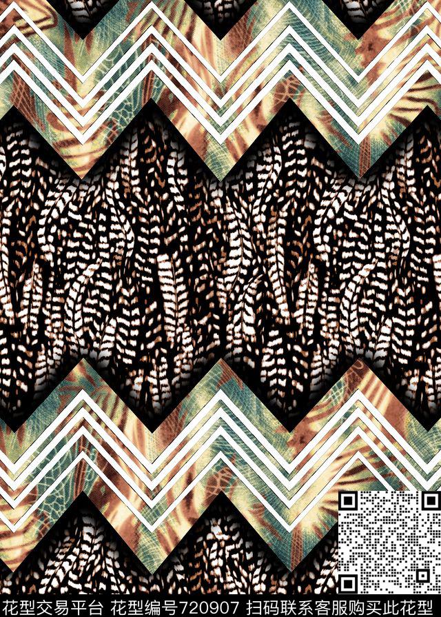 豹纹蛇纹动物纹数码印花华亿平台下载（图片编号: 720907） - 瓦栏（Walan）