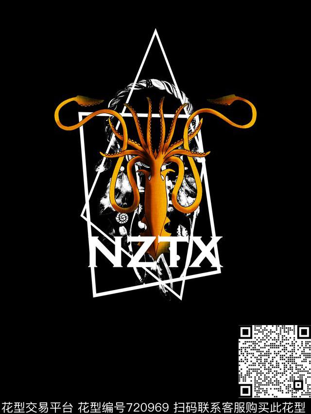 抽象手绘动物花卉几何印花时尚了男装定位T恤卫衣外套印花复古欧美大牌印花数码印花华亿平台下载（图片编号: 720969） - 瓦栏（Walan）