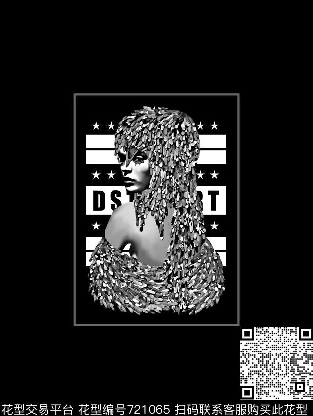 人物像男装T恤华亿平台抽象手绘T恤印花卫衣加克华亿平台衬衫裤子华亿平台外套华亿平台羽绒服华亿平台时尚潮流潮牌大牌复古英文字欧美高清数码立体数码印花华亿平台下载（图片编号: 721065） - 瓦栏（Walan）