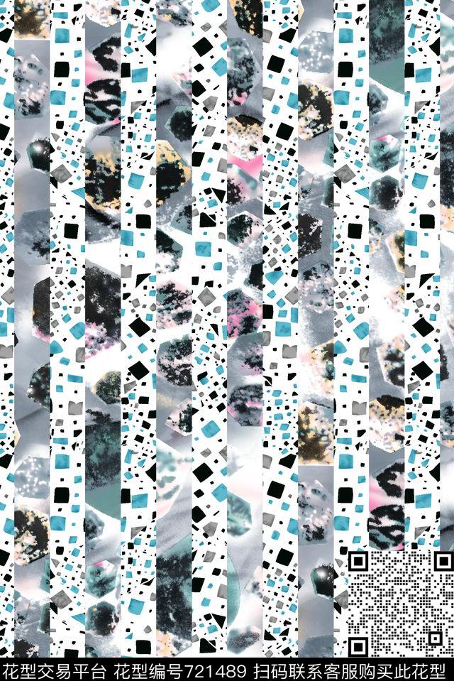 牡丹大花苏格兰格数码印花华亿平台下载（图片编号: 721489） - 瓦栏（Walan）