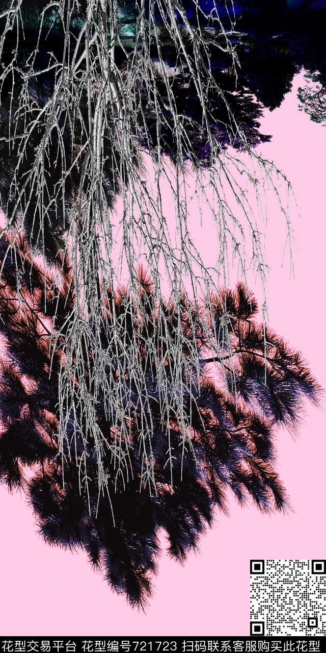 树林松树森林数码印花华亿平台下载（图片编号: 721723） - 瓦栏（Walan）