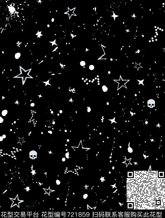 趣味几何抽象传统印花华亿平台下载（图片编号: 721859） - 瓦栏（Walan）