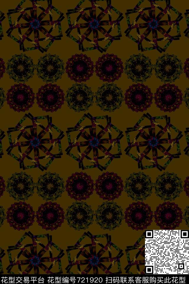 抽象数码印花华亿平台下载（图片编号: 721920） - 瓦栏（Walan）