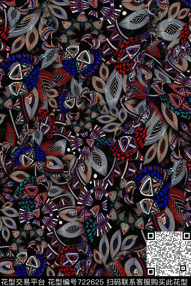 土耳其风格地毯波西米亚数码印花华亿平台下载（图片编号: 722625） - 瓦栏（Walan）