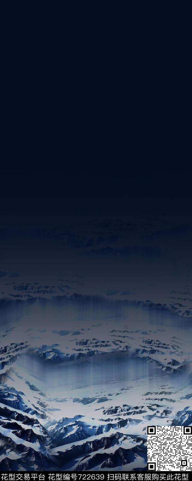 山脉定位男装数码印花华亿平台下载（图片编号: 722639） - 瓦栏（Walan）