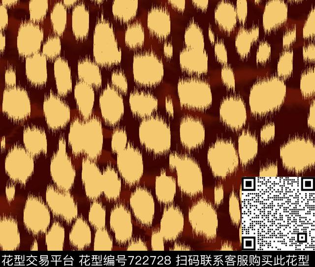 欧美风格动物纹豹纹传统印花华亿平台下载（图片编号: 722728） - 瓦栏（Walan）