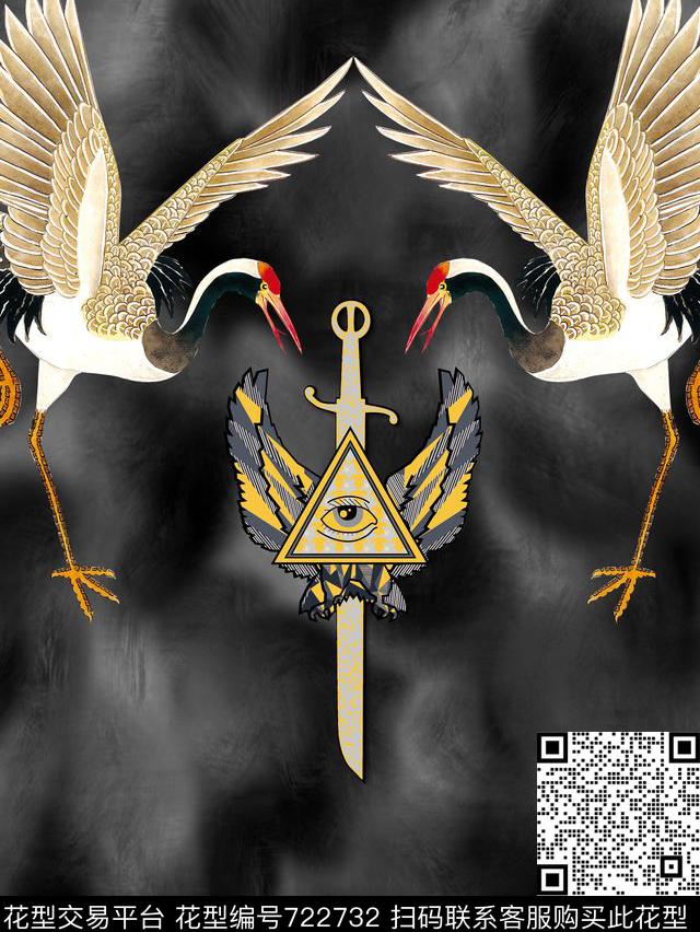 潮流男装夹克外套风衣外套数码印花华亿平台下载（图片编号: 722732） - 瓦栏（Walan）