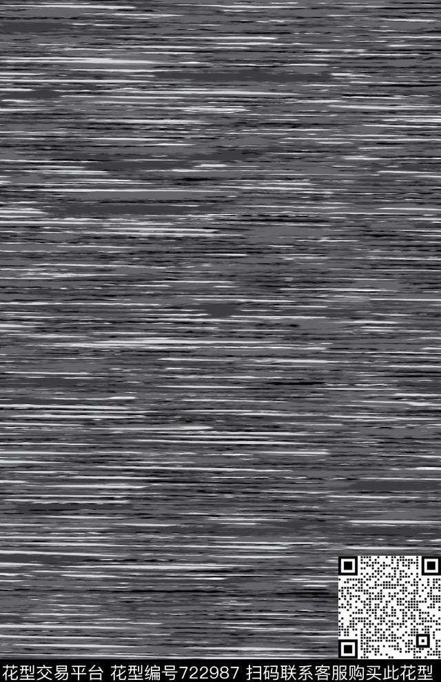 时尚条纹花灰布时尚男装沙发布艺传统印花华亿平台下载（图片编号: 722987） - 瓦栏（Walan）