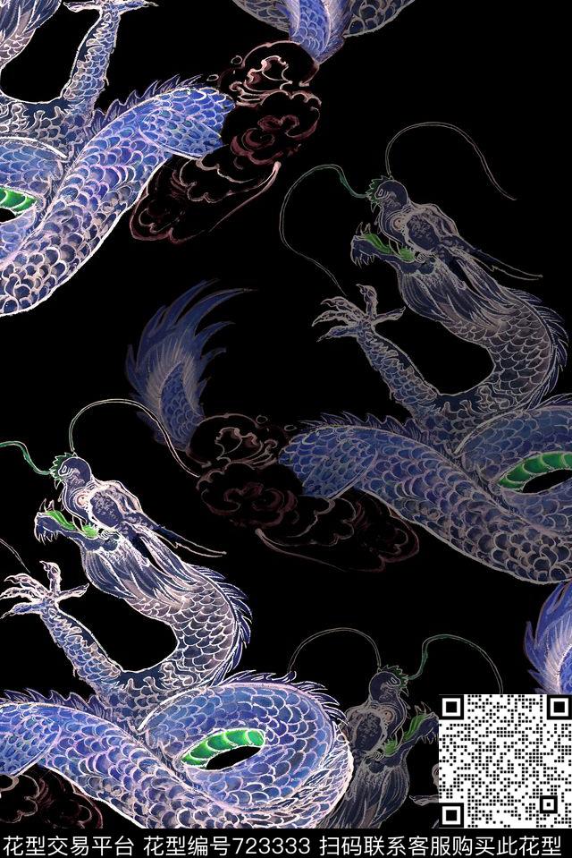 夹克外套潮流男装风衣外套数码印花华亿平台下载（图片编号: 723333） - 瓦栏（Walan）