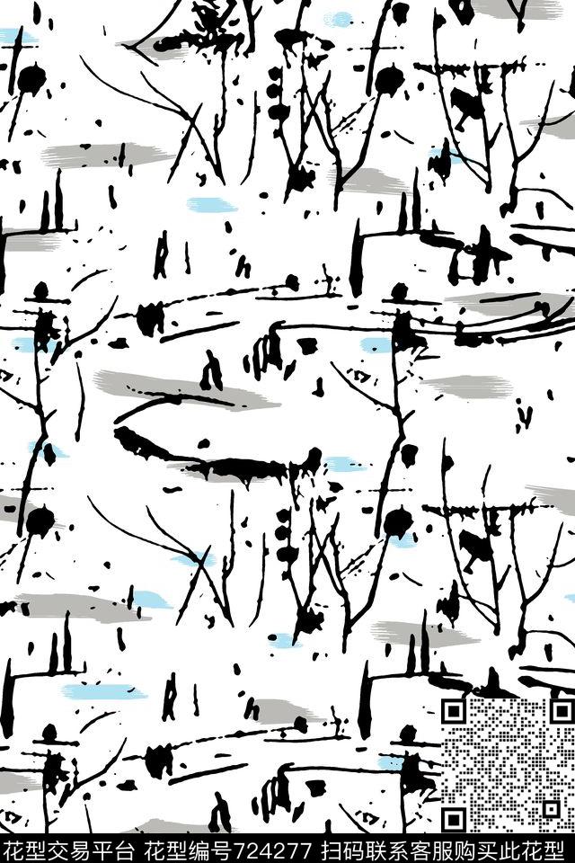 抽象树枝男装衬衫华亿平台抽象手绘T恤印花卫衣加克华亿平台衬衫裤子华亿平台外套华亿平台羽绒服华亿平台时尚潮流潮牌大牌复古英文字欧美高清数码立体传统印花华亿平台下载（图片编号: 724277） - 瓦栏（Walan）