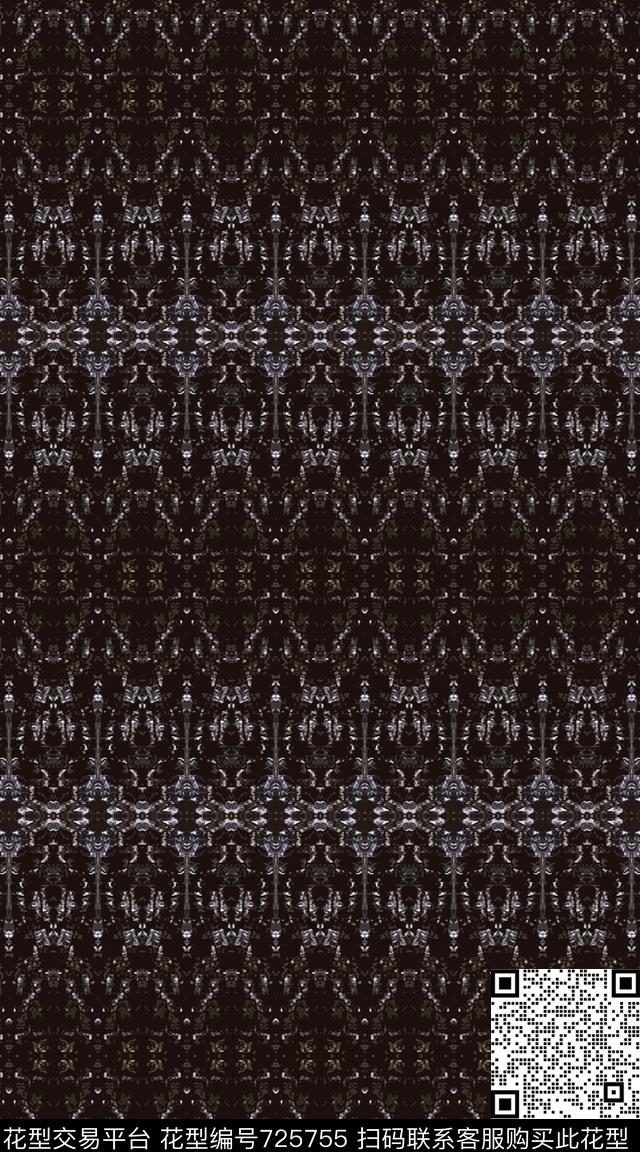 几何暗彩条纹混搭横条传统印花华亿平台下载（图片编号: 725755） - 瓦栏（Walan）