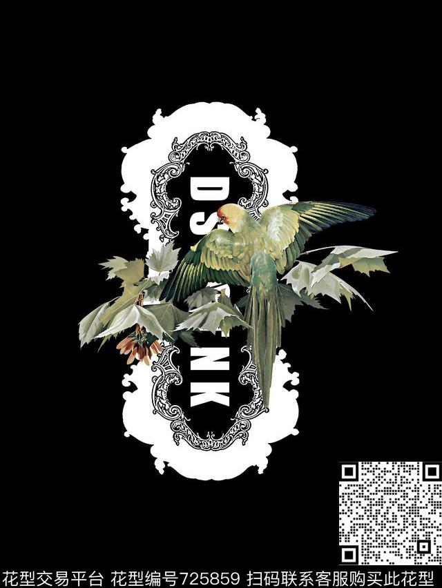 鸟男装T恤华亿平台抽象手绘T恤印花卫衣加克华亿平台衬衫裤子华亿平台外套华亿平台羽绒服华亿平台时尚潮流潮牌大牌复古英文字欧美高清数码立体数码印花华亿平台下载（图片编号: 725859） - 瓦栏（Walan）