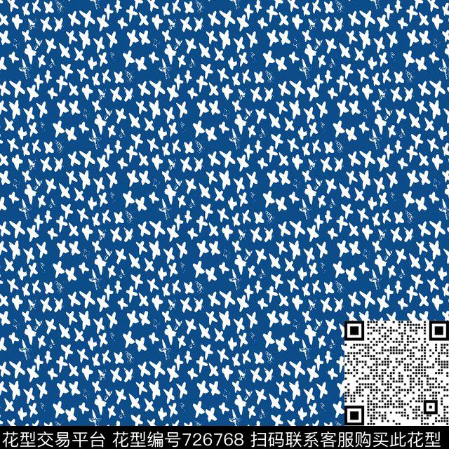 女装笔触笔刷传统印花华亿平台下载（图片编号: 726768） - 瓦栏（Walan）