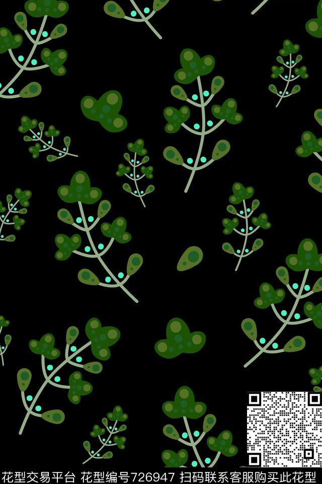 小碎花花卉花朵数码印花华亿平台下载（图片编号: 726947） - 瓦栏（Walan）