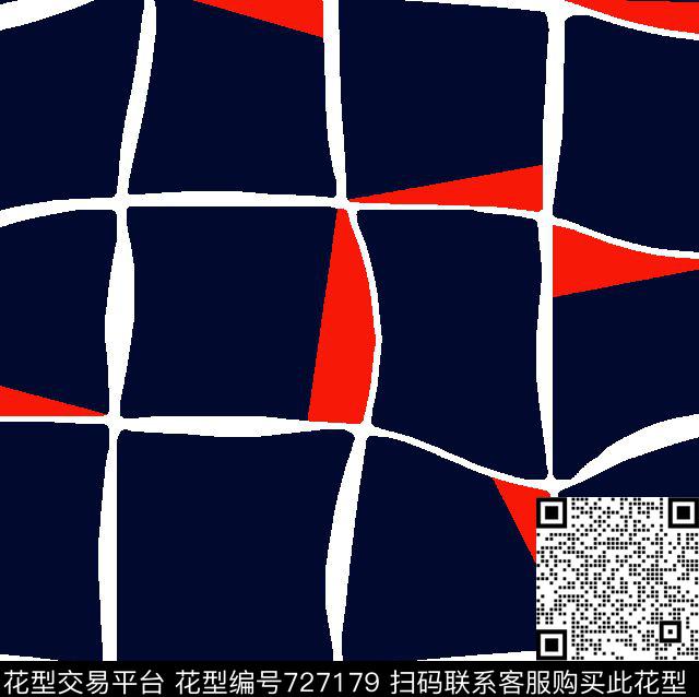 格子色块小方块传统印花华亿平台下载（图片编号: 727179） - 瓦栏（Walan）