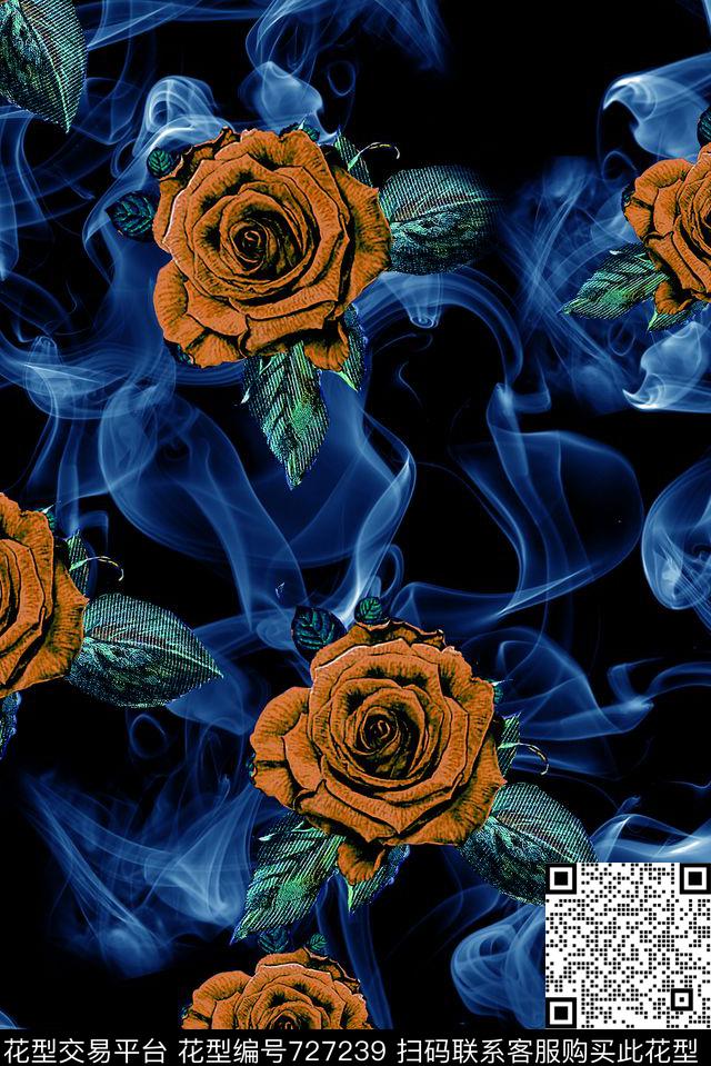 夹克外套风衣外套复古男装数码印花华亿平台下载（图片编号: 727239） - 瓦栏（Walan）