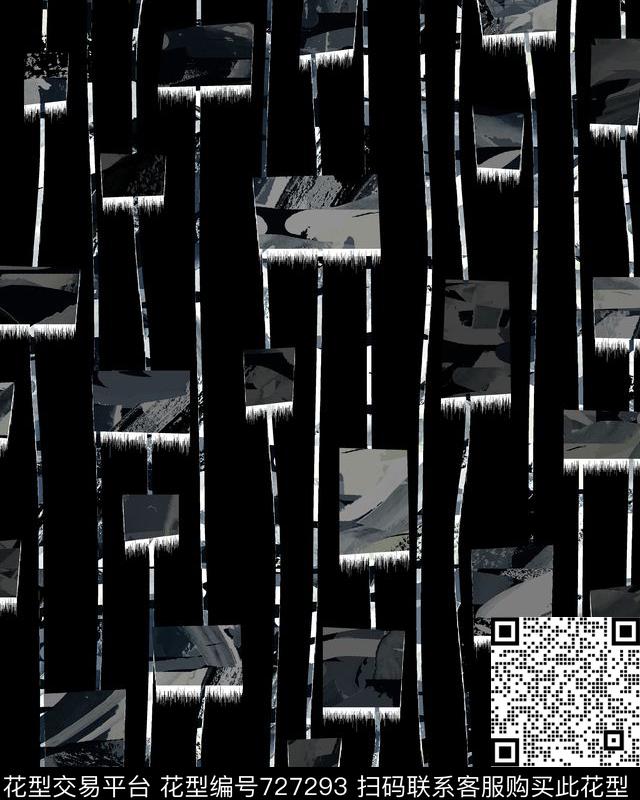 Fei-男装Fei-趣味几何抽象几何纹理传统印花华亿平台下载（图片编号: 727293） - 瓦栏（Walan）