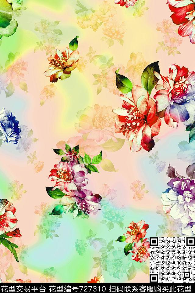 乱花数码印花小碎花数码印花华亿平台下载（图片编号: 727310） - 瓦栏（Walan）