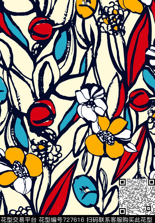 欧美欧式青花瓷传统印花华亿平台下载（图片编号: 727616） - 瓦栏（Walan）