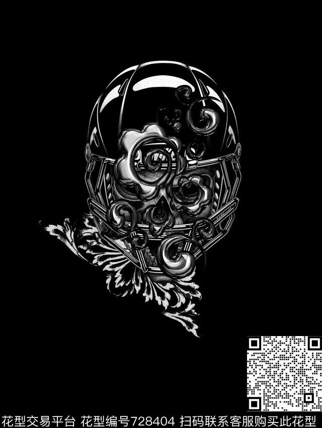 抽象手绘动物猩猩头数码印花是潮流男装T恤卫衣定位印花欧美复古宫廷风草卷印花数码印花华亿平台下载（图片编号: 728404） - 瓦栏（Walan）