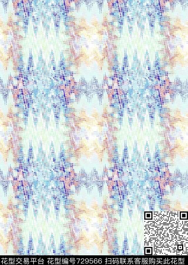 不规则几何小方块马赛克数码印花华亿平台下载（图片编号: 729566） - 瓦栏（Walan）