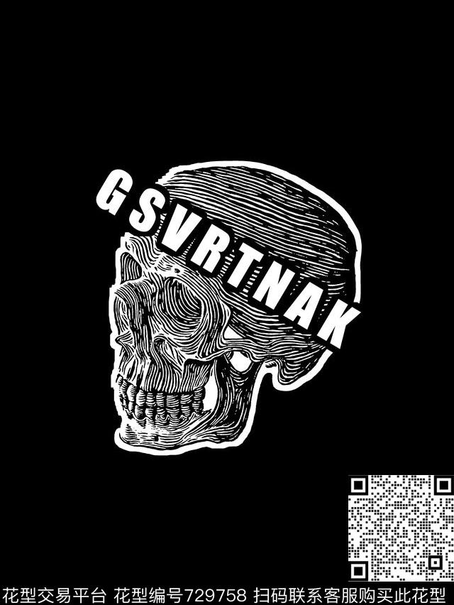 骷髅头男装T恤华亿平台抽象手绘T恤印花卫衣加克华亿平台衬衫裤子华亿平台外套华亿平台羽绒服华亿平台时尚潮流潮牌大牌复古英文字欧美高清数码立体传统印花华亿平台下载（图片编号: 729758） - 瓦栏（Walan）