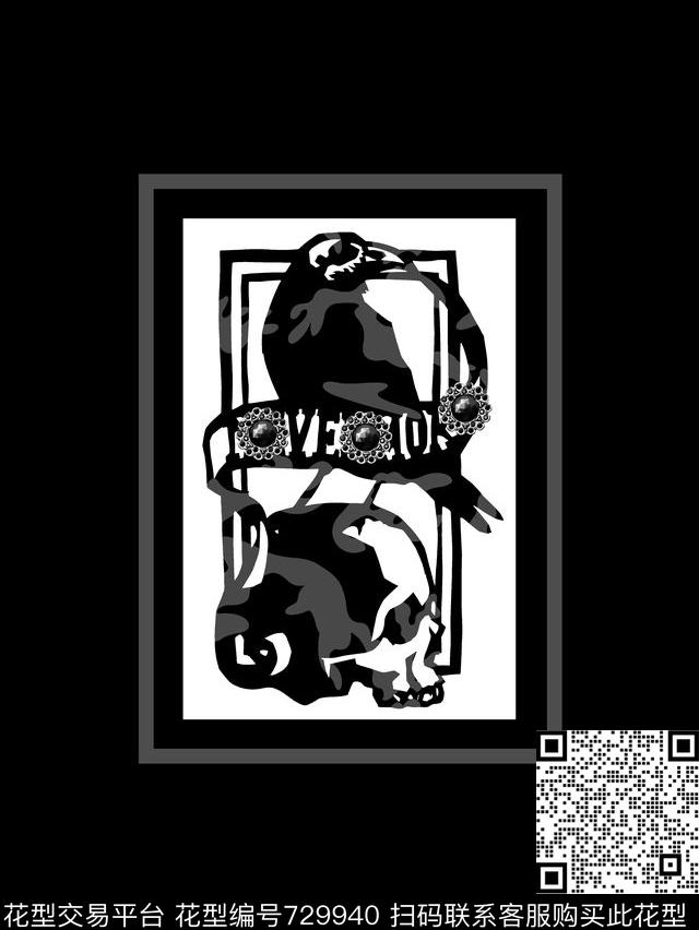 鸟男装T恤华亿平台抽象几何清爽印花沙发华亿平台梦幻艺术平底立体手绘印花满版最新高清数码印花蕾丝民族中国风绣花珠宝肌理时尚潮流大牌复古欧美风传统印花华亿平台下载（图片编号: 729940） - 瓦栏（Walan）